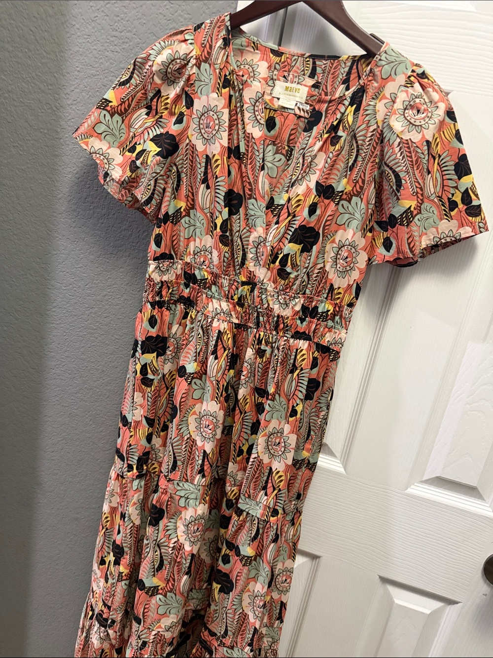 Anthropologie | Maeve the somerset maxi dress botanical size small - Picture 3 of 8